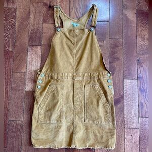 American Eagle Corduroy Overall Dress